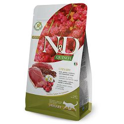 N&D Adult Quinoa Urinary / patka, kvinoa, brusnica i kamilica hrana za mačke 1,5kg