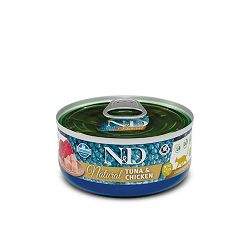 N&D Natural Tuna & Chicken / tuna i piletina hrana za mačke 70g