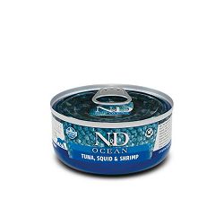 N&D Ocean Tuna, Squid & Shrimps / tuna, lignje i škampi hrana za mačke 70g