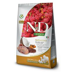 N&D Quinoa Skin & Coat / prepelica hrana za pse 2,5kg