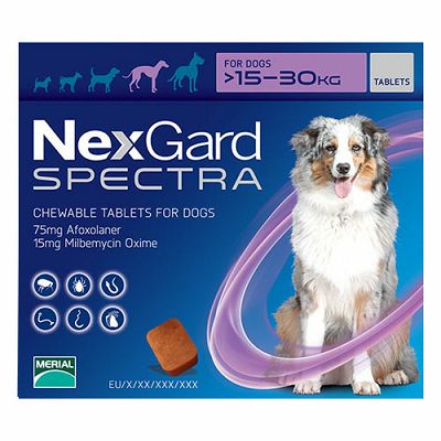 Nexgard Spectra L // za pse 15-30kg // protiv unutrašnjih i vanjskih parazita