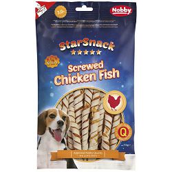 Nobby StarSnack Screwed Chicken Fish poslastica za pse piletina i riba 113g