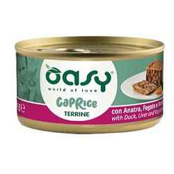 OASY Adult Caprice Terrine Duck / patka, jetra i povrće hrana za mačke 85g