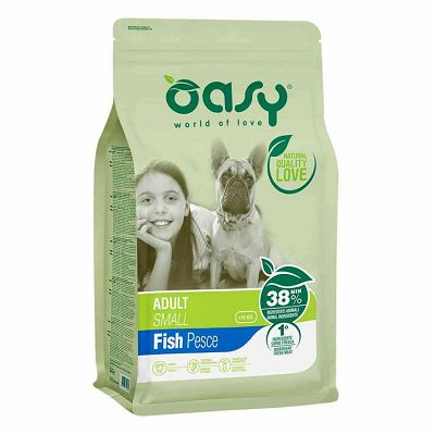 OASY Adult Small riba hrana za pse 1kg