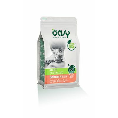 OASY Adult Sterilized Salmon /  losos hrana za sterilisane mačke 300g