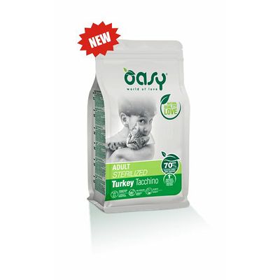 OASY Adult sterilized turkey puretina hrana za sterilisane mačke 300g