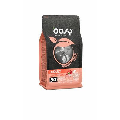 OASY grain free - hrana bez žitarica adult small puretina 800g