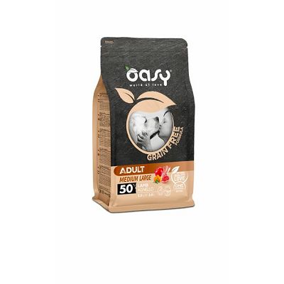 OASY grain free - hrana bez žitarica adult medium janjetina 12kg