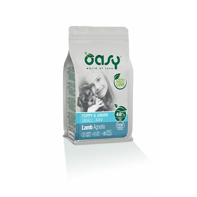 OASY Puppy & Junior small mini lamb / janjetina hrana za štenad 800g