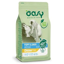 OASY Puppy medium / piletina hrana za štenad 3kg