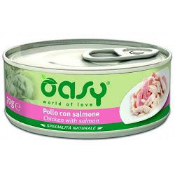 OASY Specialitá Naturali / Adult PILETINA & LOSOS hrana za mačke 70g