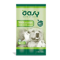 OASY Stick con Coniglio poslastica za pse štapići od zečetine 3x12g