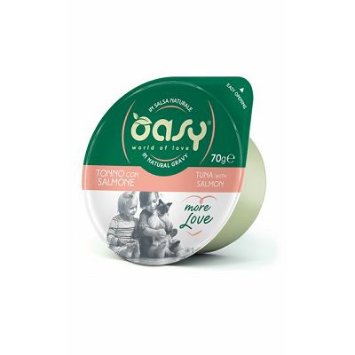 OASY Tuna with Salmon / dopunska hrana za mačke tuna i losos 70g