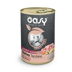 OASY Adult medium-large Turkey grain free - hrana bez žitarica, puretina hrana za pse 400g