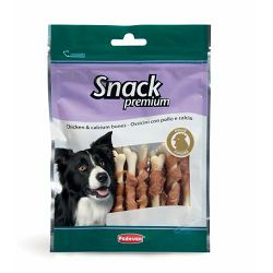 Padovan Snack premium Chicken & Calcium Bones pileće kalcijum kosti poslastica za pse 100g