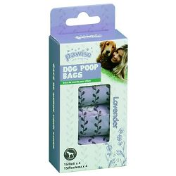 Pawise Dog Poop bags lavender vrećice za izmet 4x15