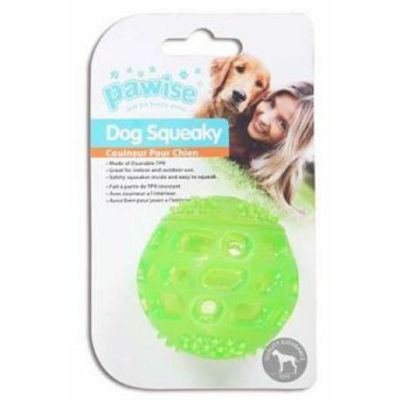 Pawise Dog Squeaky lopta 5,5cm igračka za psa mix boja