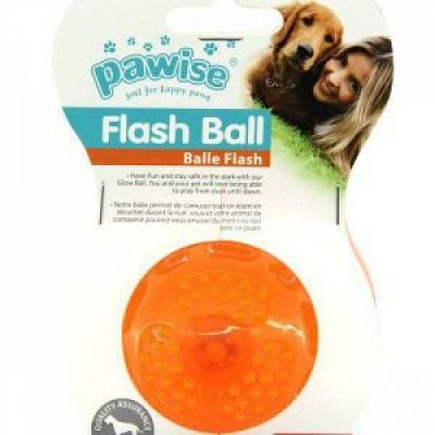 Pawise Flash Ball Light Up lopta S 6cm igračka za psa