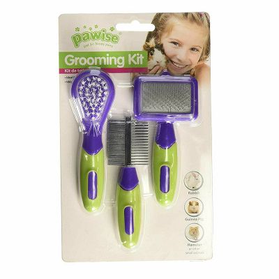 Pawise Grooming set četki za kuniće, zečeve, zamorce i hrčke