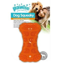 Pawise igračka kost za psa 9,5cm orange