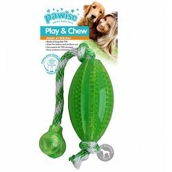 Pawise lopta igračka jačanje zuba psa zelena