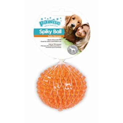 Pawise Spiky ball lopta za psa 12,5cm mix boja
