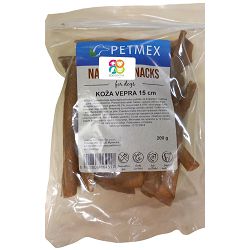 Petmex Natural Snacks koža vepra 15cm poslastica za pse 200g