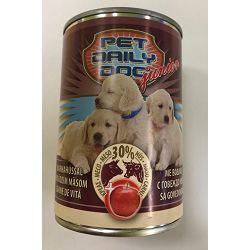 Piko Pet Daily Dog Junior / hrana za pse - govedina 415g
