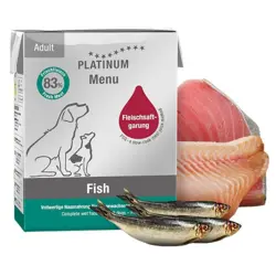 PLATINUM Adult Menu Fish riba hrana za pse 375g