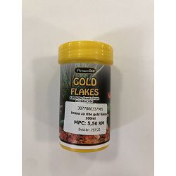 Premium Zoo Gold Flakes kompletna lisnata hrana za zlatne ribe 100ml