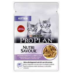Pro Plan Nutri Savour junior hrana sa puretinom u umaku, za mačiće 85g