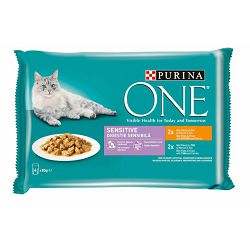 Purina One Sensitive hrana za mačke 4x85g