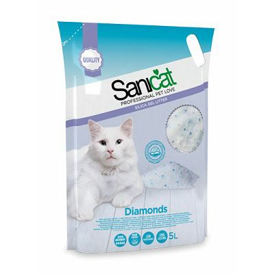 Sanicat Professional Silica Diamonds 5 L pijesak za mačke