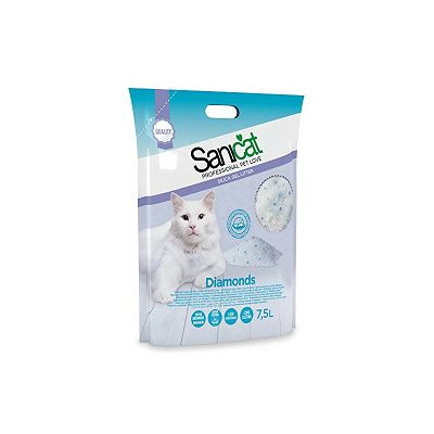 Sanicat Professional Silica Diamonds 7,5 L pijesak za mačke 