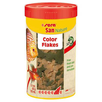 Sera San Nature Color Flakes hrana za ribe 250ml