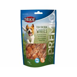 Trixie Fish Chicken Wheels riba i piletina poslastica za pse 75g