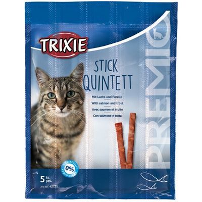 Trixie Stick Quintett riba poslastica za mačke 25g