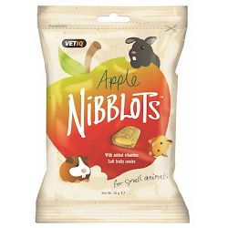 VetIQ Nibblots Apple jabuka poslastice za male životinje 30g