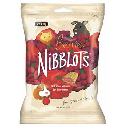 VetIQ Nibblots Berries šumsko voće poslastica za male životinje 30g