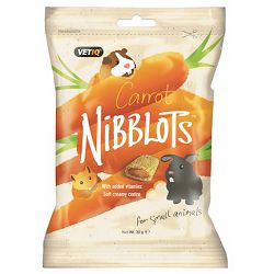VetIQ Nibblots Carrot mrkva poslastice za male životinje 30g