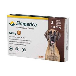 Zoetis Simparica 120mg za pse težine 40-60kg / 1 tableta