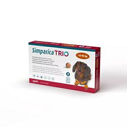 Zoetis Simparica Trio za pse težine 5-10kg / 1 tableta