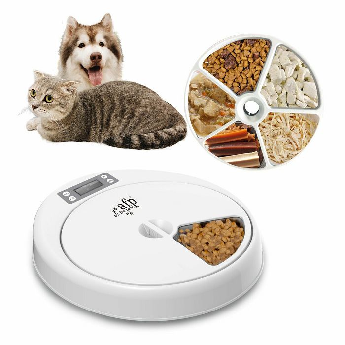 All for Paws 5 Meal Pet Feeder automatska hranilica za male pse i mačke