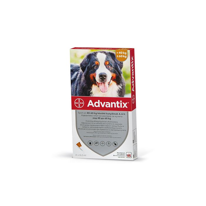 Bayer Advantix XL spot-on zaštita za pse 40-60kg - 1 pipeta