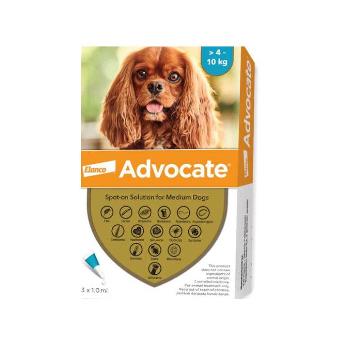 Bayer Advocate® zaštita za pse 4-10kg - 1 pipeta