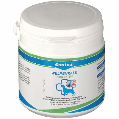CANINA WelpenKalk tablete za snažni kostur i zdrave zube 150 g