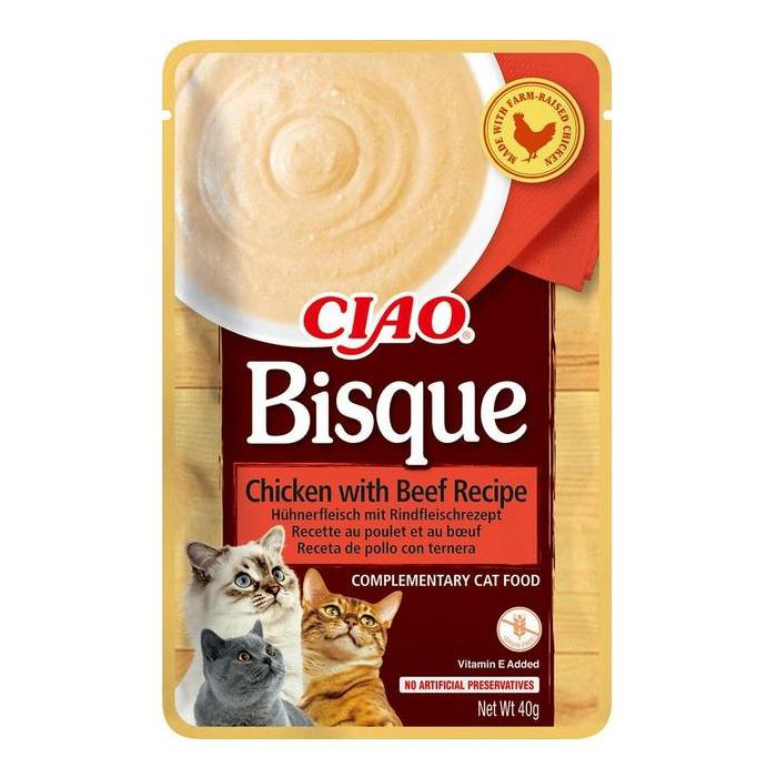 Ciao Bisque umak poslastica od piletine i govedine za mačke 40g