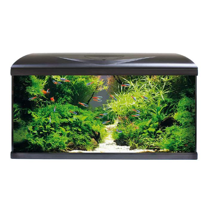 Croci akvarij 80 LED 80x32x48cm 85 litara crni