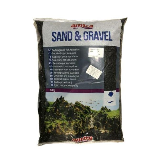 Croci crni pijesak za akvarij 1.6-2mm 5kg