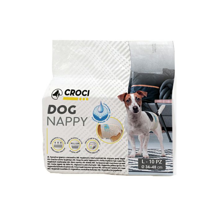 Croci Dog Nappy pelene za pse L 10 kom